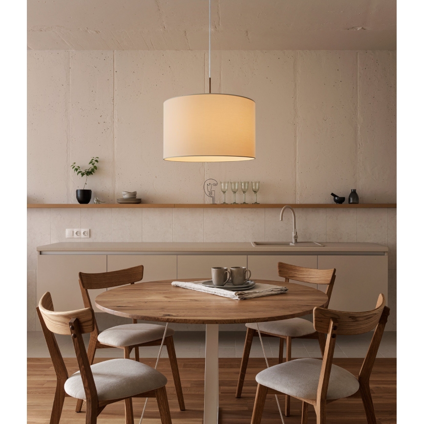 Eglo 31571 - Ljuskrona med snöre PASTERI 1xE27/60W/230V