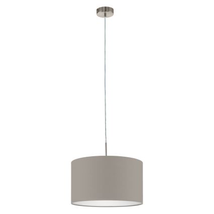 Eglo 31572 - Hängande Ljuskrona med snöre PASTERI 1xE27/60W/230V