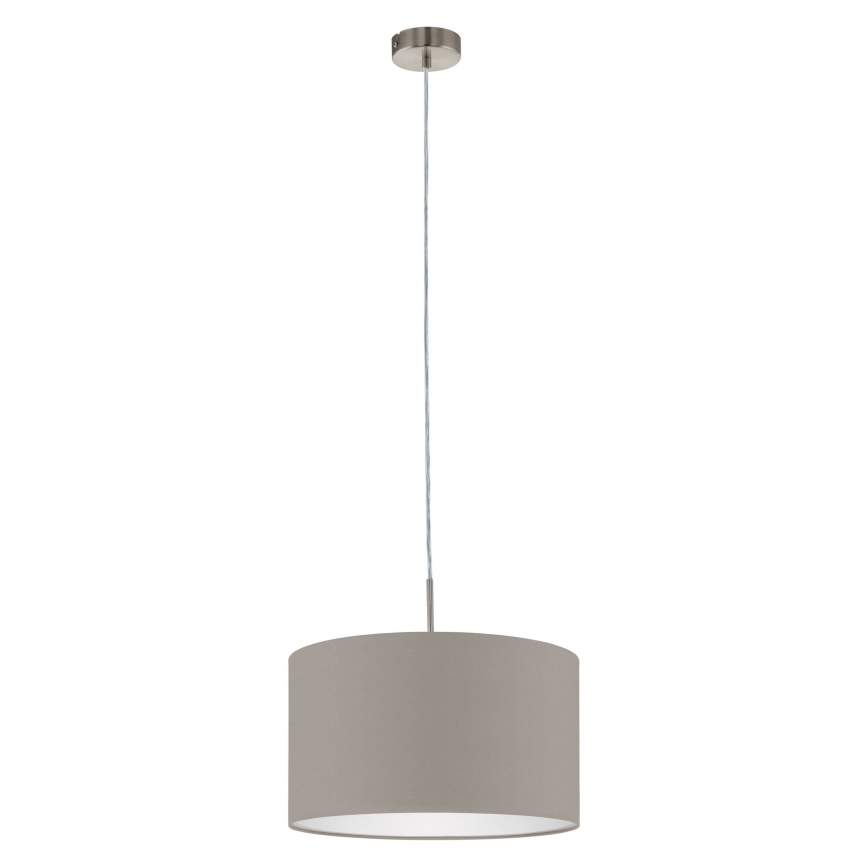 Eglo 31572 - Hängande Ljuskrona med snöre PASTERI 1xE27/60W/230V