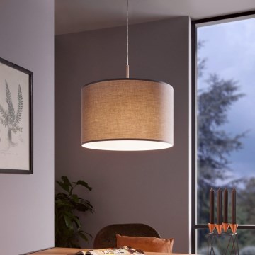 Eglo 31573 - Hängande Ljuskrona med snöre PASTERI 1xE27/60W/230V