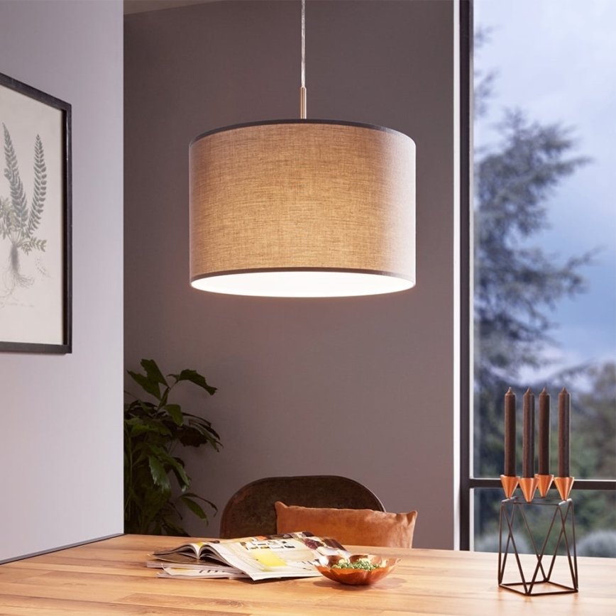 Eglo 31573 - Hängande Ljuskrona med snöre PASTERI 1xE27/60W/230V