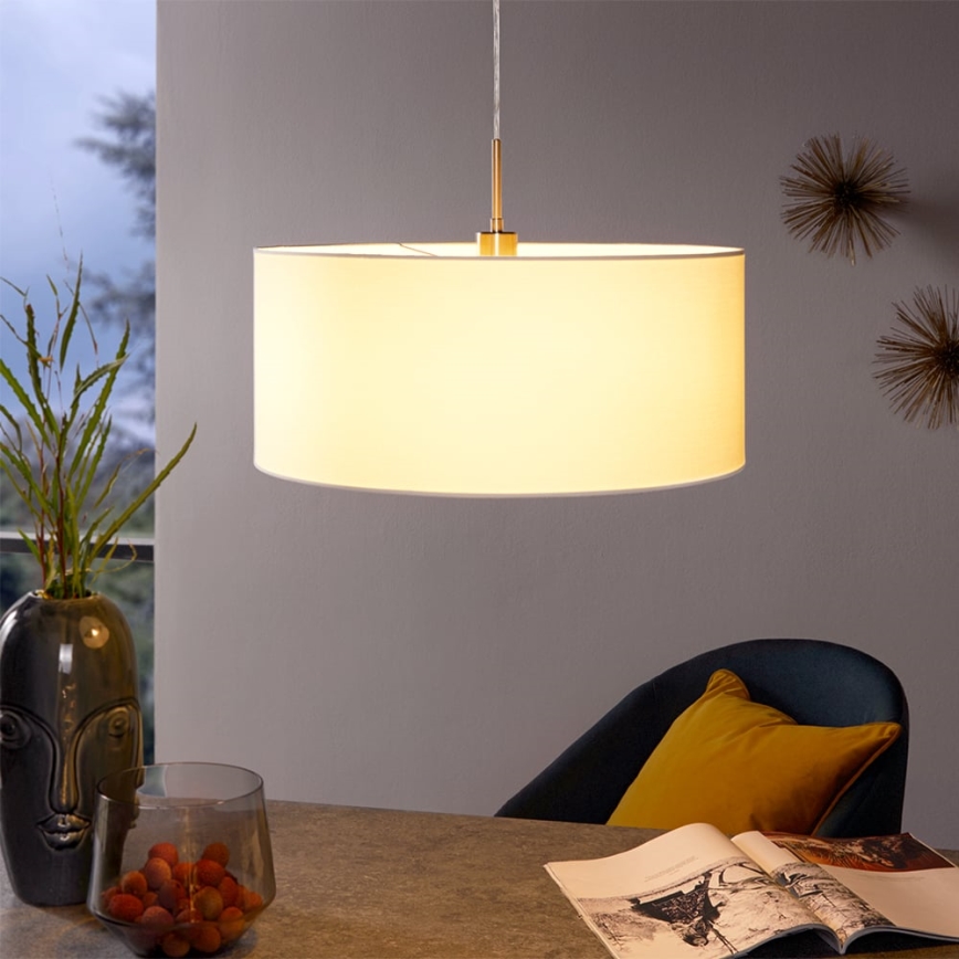 Eglo 31575 - Hängande Ljuskrona med snöre PASTERI 1xE27/60W/230V