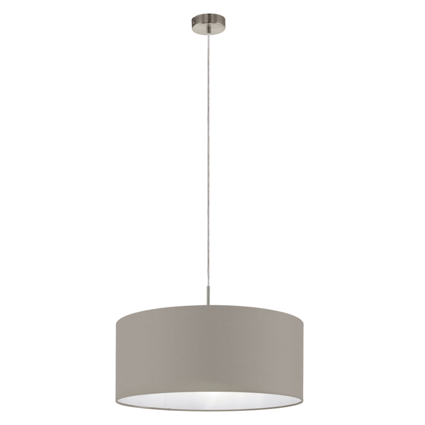 Eglo 31576 - Hängande Ljuskrona med snöre PASTERI 1xE27/60W/230V
