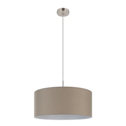 Eglo 31576 - Hängande Ljuskrona med snöre PASTERI 1xE27/60W/230V