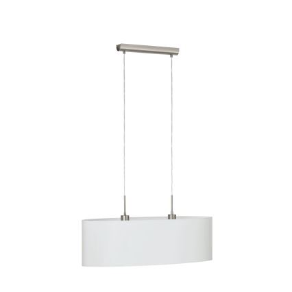 Eglo 31579 - Hängande Ljuskrona med snöre PASTERI 2xE27/60W/230V