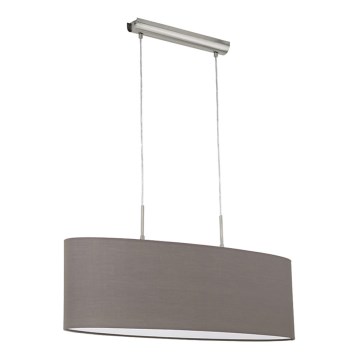 Eglo 31583 - Hängande Ljuskrona med snöre PASTERI E27/2X60W/230V