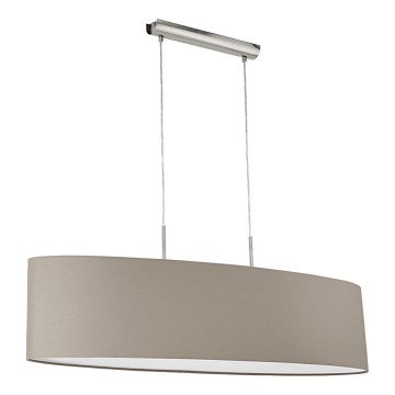 Eglo 31585 - Hängande Ljuskrona med snöre PASTERI 2xE27/60W/230V