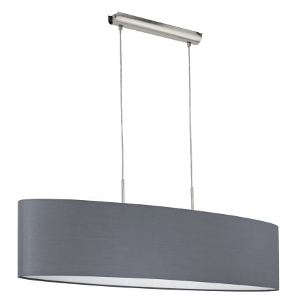 Eglo 31586 - Hängande Ljuskrona med snöre PASTERI 2xE27/60W/230V