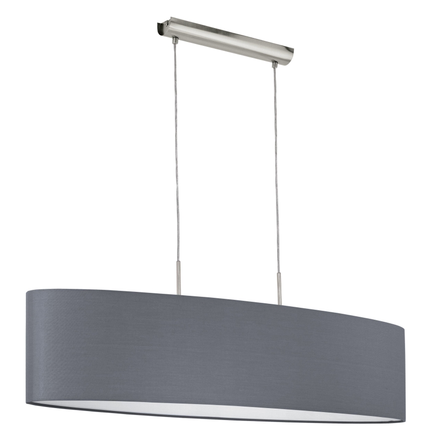 Eglo 31586 - Hängande Ljuskrona med snöre PASTERI 2xE27/60W/230V