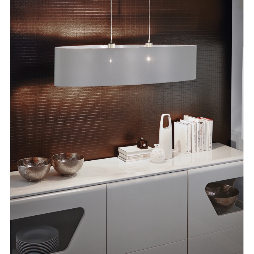 Eglo 31586 - Hängande Ljuskrona med snöre PASTERI 2xE27/60W/230V