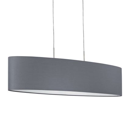 Eglo 31586 - Hängande Ljuskrona med snöre PASTERI 2xE27/60W/230V