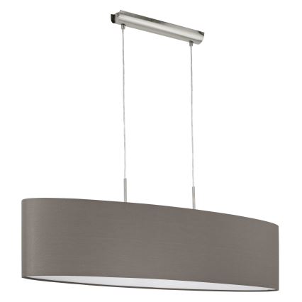 Eglo 31587 - Hängande Ljuskrona med snöre PASTERI 2xE27/60W/230V