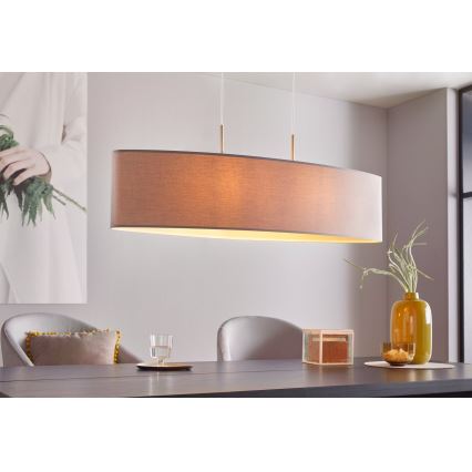 Eglo 31587 - Hängande Ljuskrona med snöre PASTERI 2xE27/60W/230V
