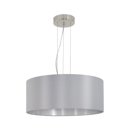 Eglo 31606 - Hängande Ljuskrona med snöre MASERLO 3xE27/60W/230V