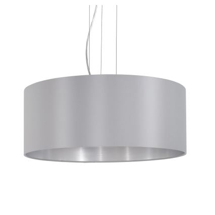 Eglo 31606 - Hängande Ljuskrona med snöre MASERLO 3xE27/60W/230V