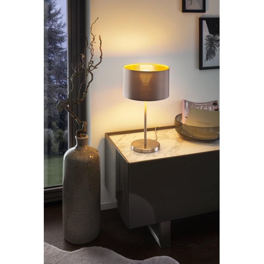 Eglo 31631 - Bordslampa  MASERLO 1xE27/60W/230V