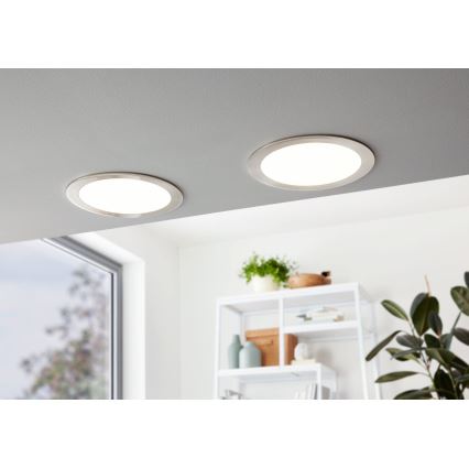 Eglo 31676 - LED infälld takarmatur FUEVA 1 1xLED/18W/230V Ø 22,5 cm
