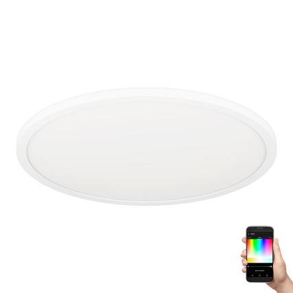 Eglo 31699 - LED RGBW Dimbar taklampa ROVITO-Z LED/16,5W/230V 2700-6500K vit