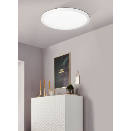 Eglo 31699 - LED RGBW Dimbar taklampa ROVITO-Z LED/16,5W/230V 2700-6500K vit
