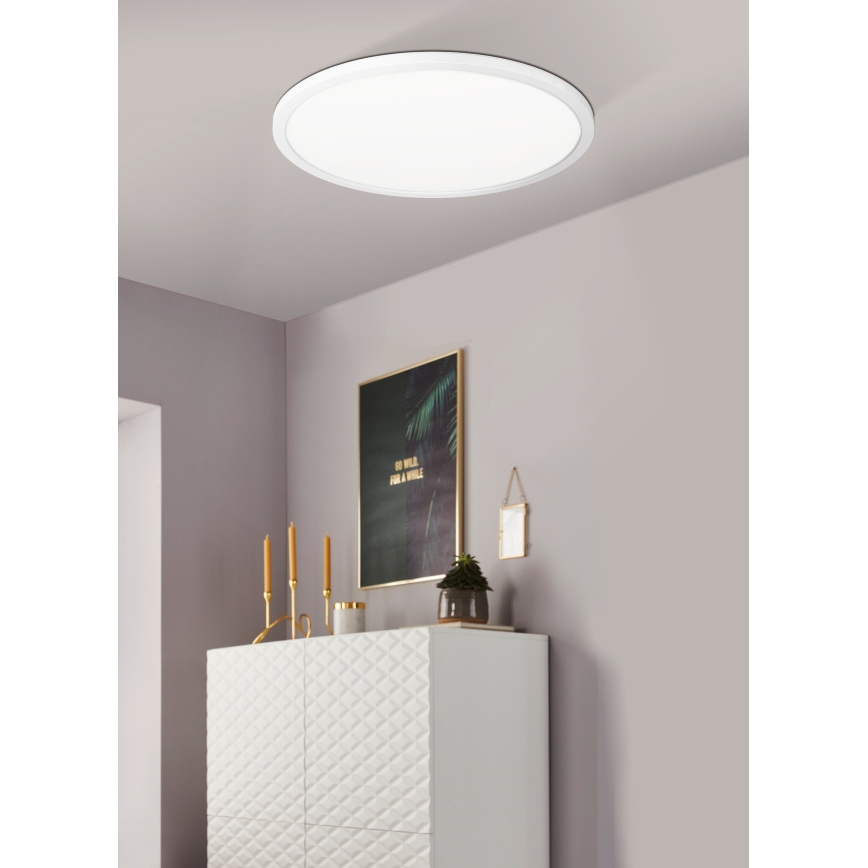 Eglo 31699 - LED RGBW Dimbar taklampa ROVITO-Z LED/16,5W/230V 2700-6500K vit
