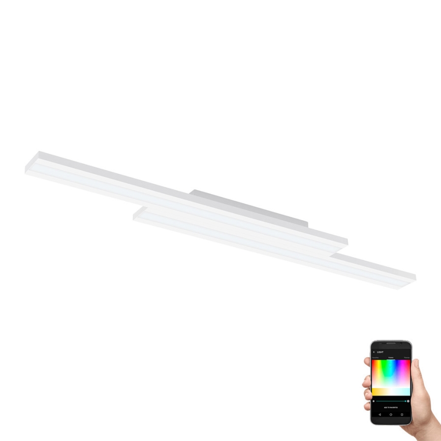 Eglo 31713 - LED RGBW Dimbar taklampa SALITERAS-Z LED/20,4W/230V 2700-6500K vit