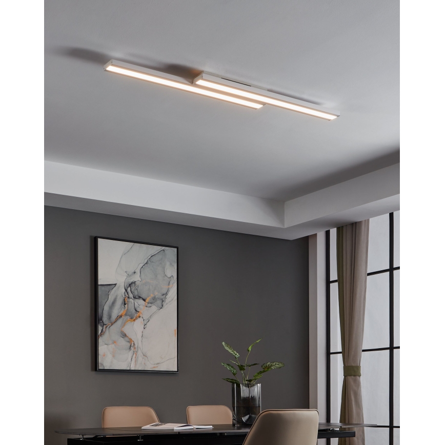 Eglo 31713 - LED RGBW Dimbar taklampa SALITERAS-Z LED/20,4W/230V 2700-6500K vit