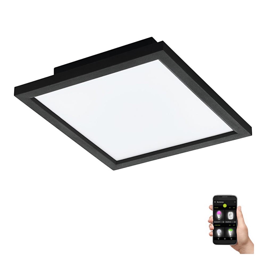 Eglo 31723 - LED Dimbar taklampa SALOBRENA-Z LED/15,3W/230V 2700-6500K svart