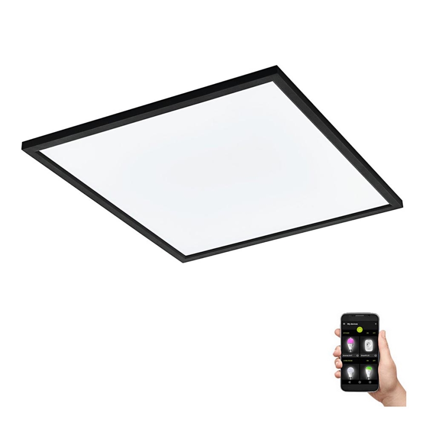 Eglo 31725 - LED Dimbar taklampa SALOBRENA-Z LED/33W/230V 2700-6500K svart