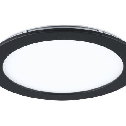 Eglo 31744 - Infälld dimbar LED badrumsbelysning FUEVA-Z LED/10,5W/230V 2700-6500K IP44 svart