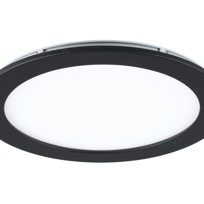 Eglo 31744 - Infälld dimbar LED badrumsbelysning FUEVA-Z LED/10,5W/230V 2700-6500K IP44 svart