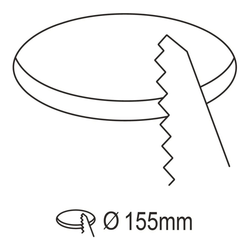 Eglo 31744 - Infälld dimbar LED badrumsbelysning FUEVA-Z LED/10,5W/230V 2700-6500K IP44 svart