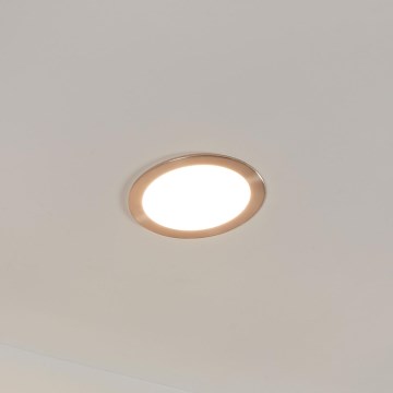 Eglo 31746 - Infälld dimbar LED badrumsbelysning FUEVA-Z LED/10,5W/230V 2700-6500K IP44 krom