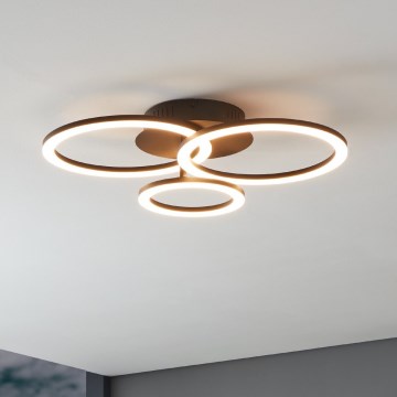 Eglo 31771 - LED Dimbar taklampa PARRAPOS-Z LED/33W/230V 3000-6500K svart