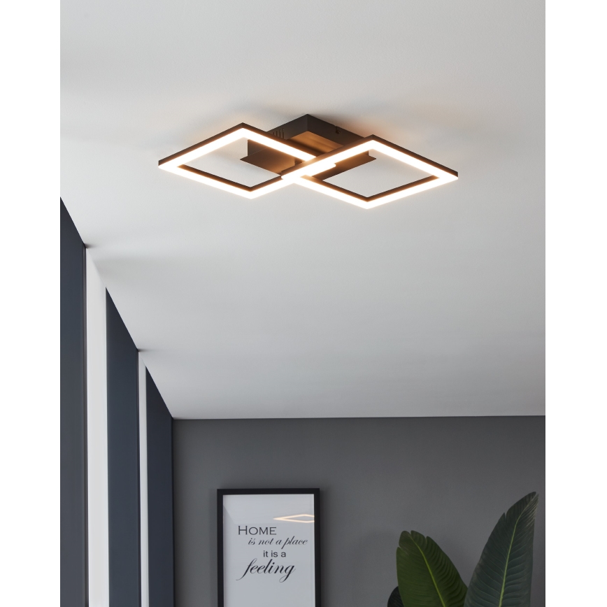 Eglo 31774 - LED Dimbar taklampa PARANDAY-Z LED/21,5W/230V 3000-6500K svart