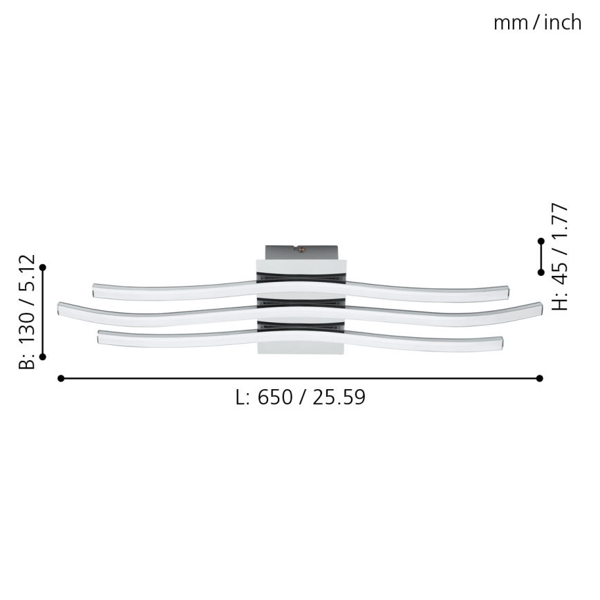 Eglo 31995 - LED Takbelysning RONCADE LED/26W/230V