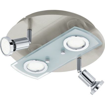 Eglo 32001 - LED-taklampa PAWEDO 1 4xGU10-LED/3W/230V