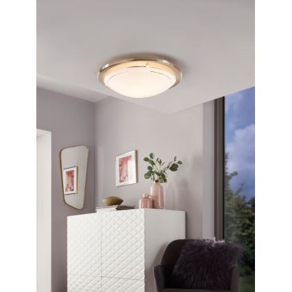 Eglo 32094 - LED taklampa PLANET LED/11W/230V 3000K matt krom