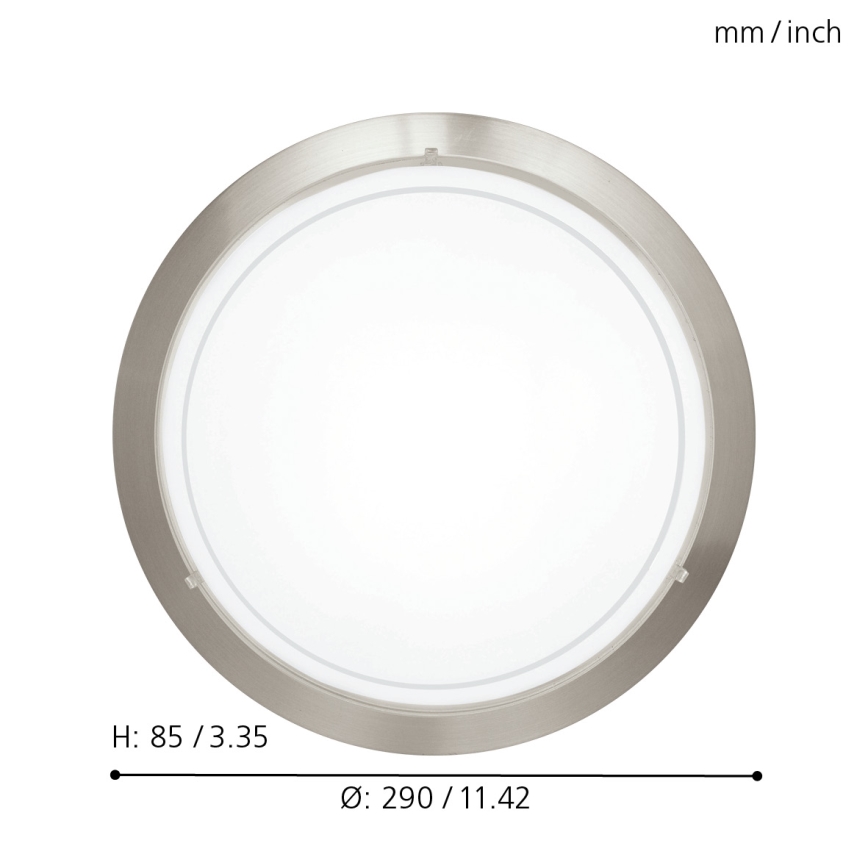 Eglo 32094 - LED taklampa PLANET LED/11W/230V 3000K matt krom
