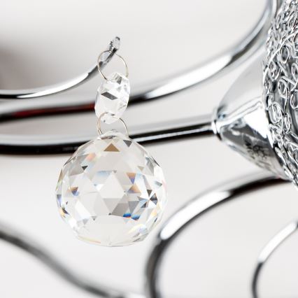 Eglo 32103 - LED ytmonterad ljuskrona VELAGO 5xG9/33W/230V blank krom