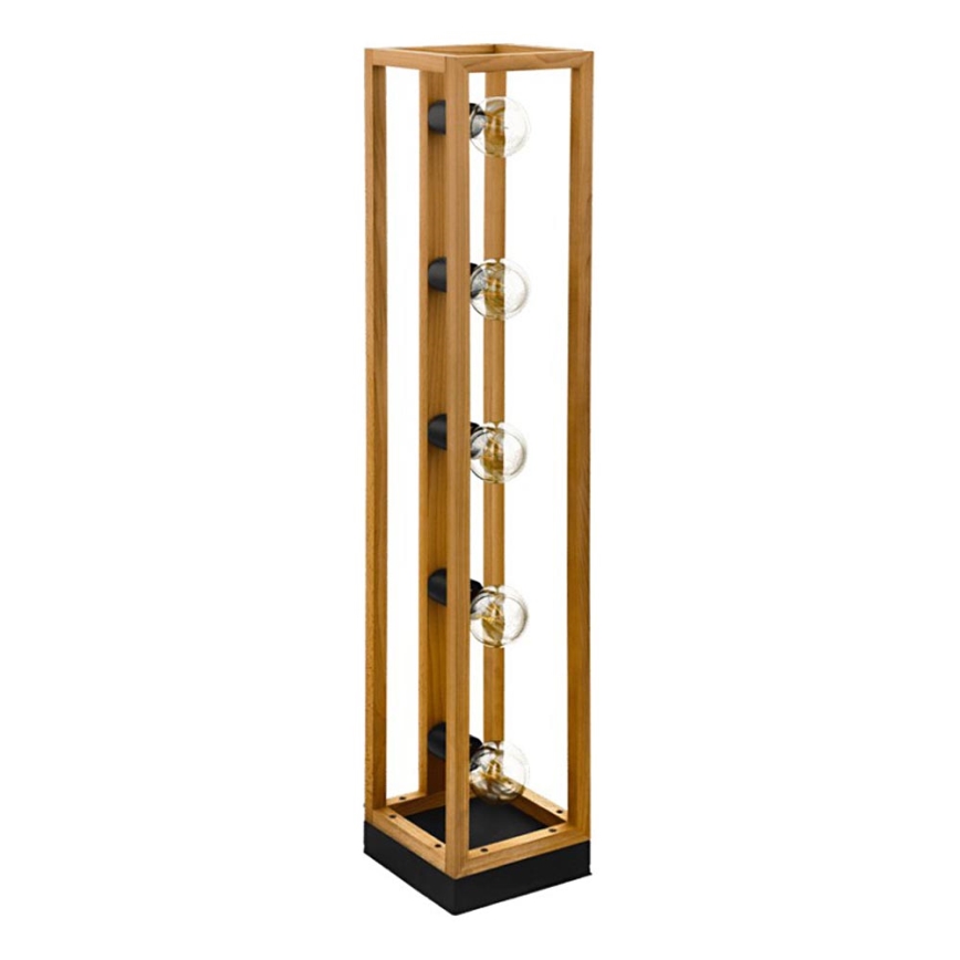 Eglo 32148 - Golvlampa BLACKCROWN 5xE27/40W/230V brun