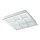 Eglo 32455 - LED taklampa PALLANTE LED/33W/230V 4000K matt krom