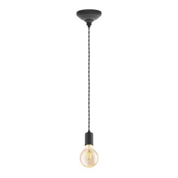 Eglo 32536 - Ljuskrona med snöre YORTH 1xE27/60W/230V