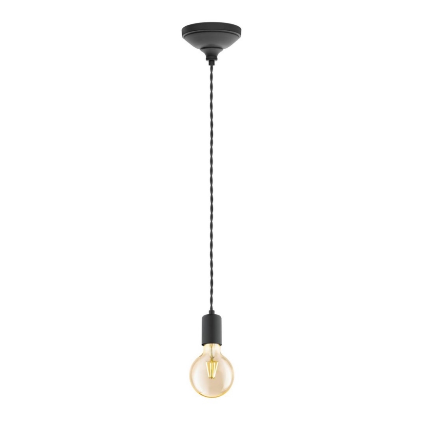 Eglo 32536 - Ljuskrona med snöre YORTH 1xE27/60W/230V