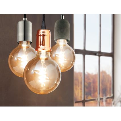 Eglo 32539 - Ljuskrona med snöre YORTH 1xE27/60W/230V