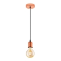 Eglo 32541 - Ljuskrona med snöre YORTH 1xE27/60W/230V