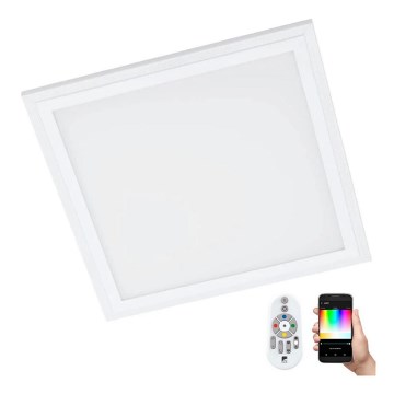 Eglo 32546 - LED RGBW Dimbar taklampa SALOBRENA-C LED/16W/230V 2700-6500K 30x30 cm vit