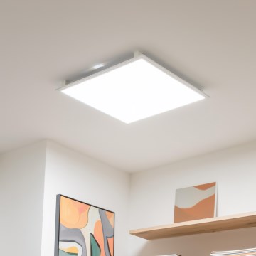 Eglo 32547 - LED RGBW Ljusreglerad fäst/infälld panel 2i1 SALOBRENA-C LED/34W/230V vit 60x60 cm + fjärrkontroll