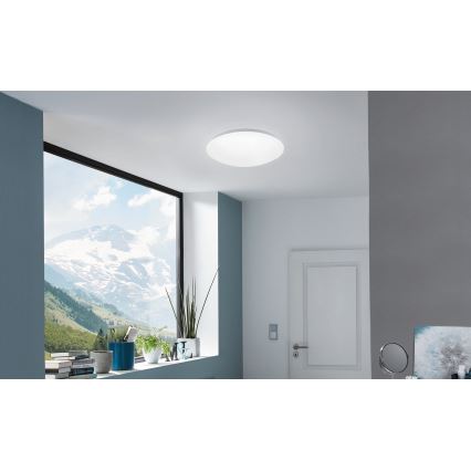 Eglo - LED RGB Dimbar vägg- och taklampa GIRON-C LED/17W/230V