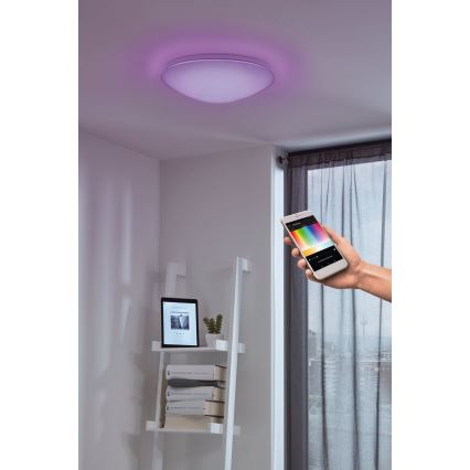 Eglo - LED RGB Dimbar vägg- och taklampa GIRON-C LED/17W/230V