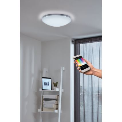 Eglo - LED RGB Dimbar vägg- och taklampa GIRON-C LED/17W/230V